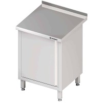 Stół przyścienny z drzwiami skrzydłowymi 600x700x850 mm Stalgast 980147060