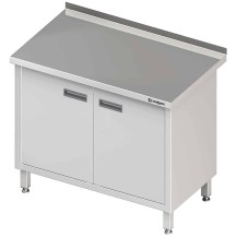 Stół przyścienny z drzwiami skrzydłowymi 900x600x850 mm Stalgast 980156090
