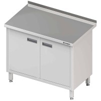 Stół przyścienny z drzwiami skrzydłowymi 700x700x850 mm Stalgast 980157070
