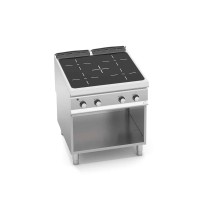 Kuchnia ceramiczna 4 polowa 800x900x900 Bertos SE9P4MP/VTR