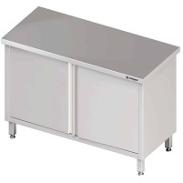 Stół centralny,przelotowy z drzwiami skrzydłowymi 900x700x850 mm Stalgast 980177090