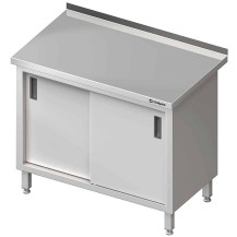 Stół przyścienny z drzwiami suwanymi 1600x600x850 mm Stalgast 980186160