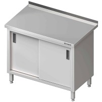 Stół przyścienny z drzwiami suwanymi 1000x700x850 mm Stalgast 980187100