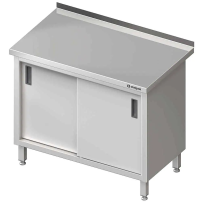 Stół przyścienny z drzwiami suwanymi 1800x700x850 mm Stalgast 980187180
