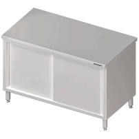 Stół centralny,przelotowy z drzwiami suwanymi 1300x600x850 mm Stalgast 980196130