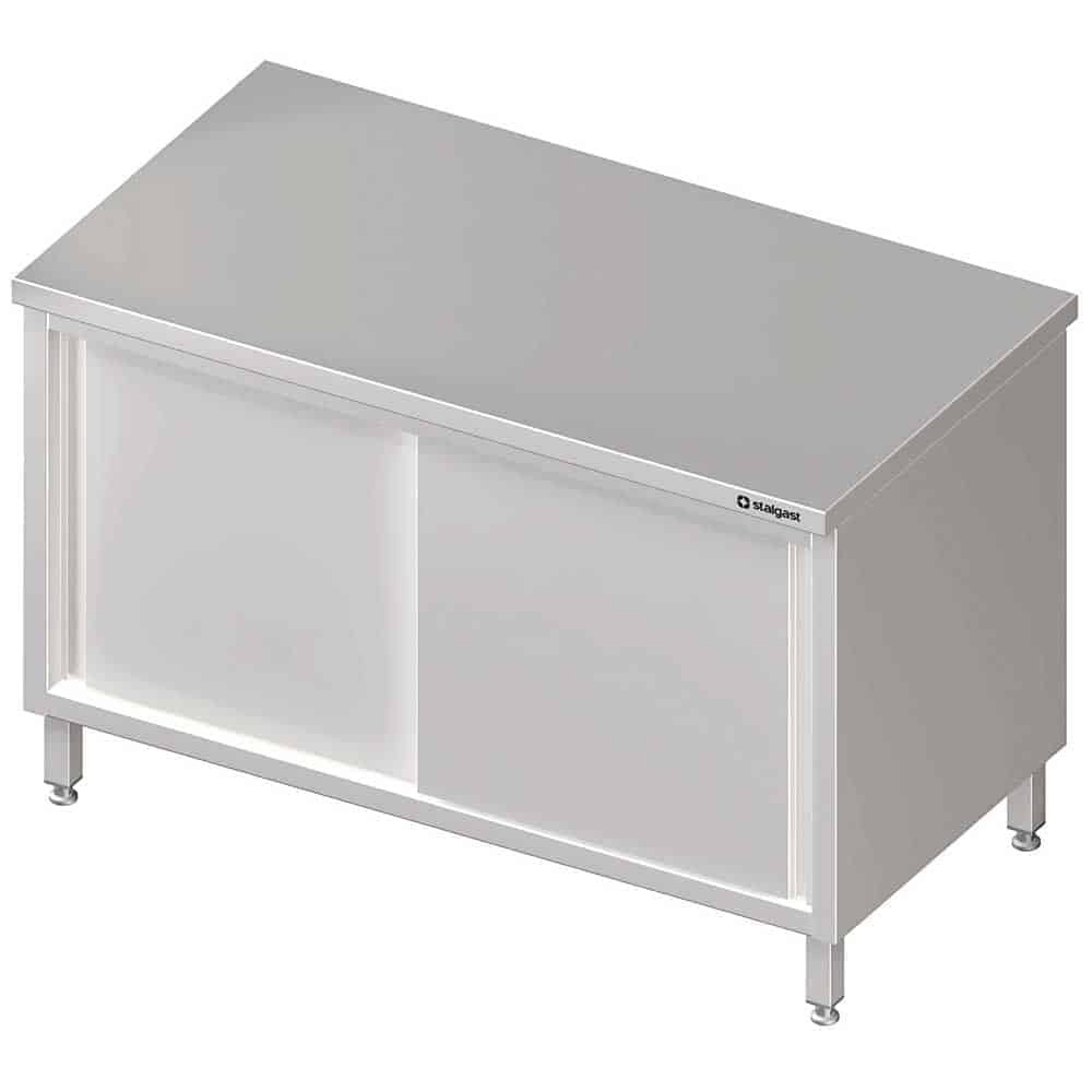 Stół centralny,przelotowy z drzwiami suwanymi 1600x700x850 mm Stalgast 980197160