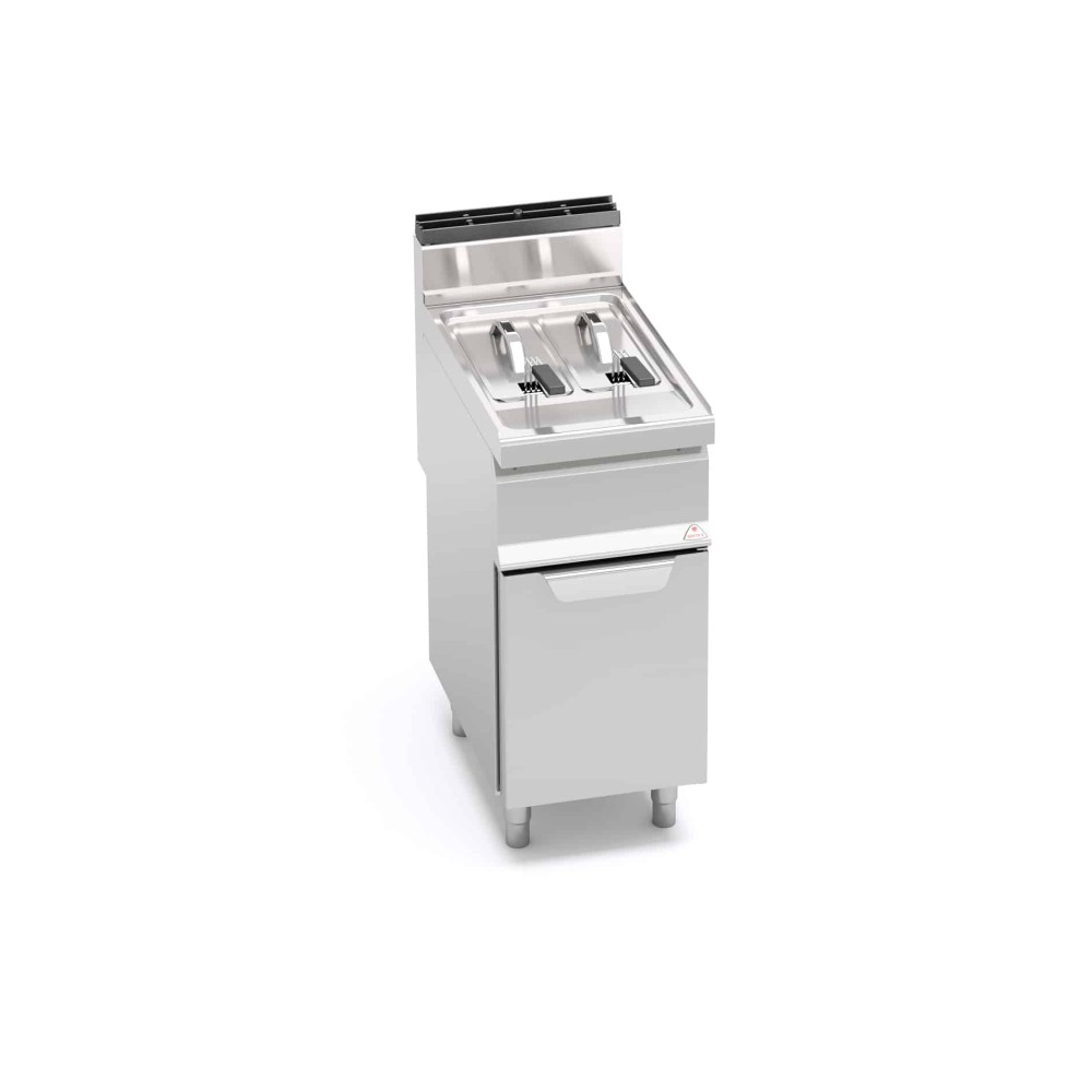 Frytownica gazowa 2x7L 2-komorowa 400x700x850 Bertos GL7+7M