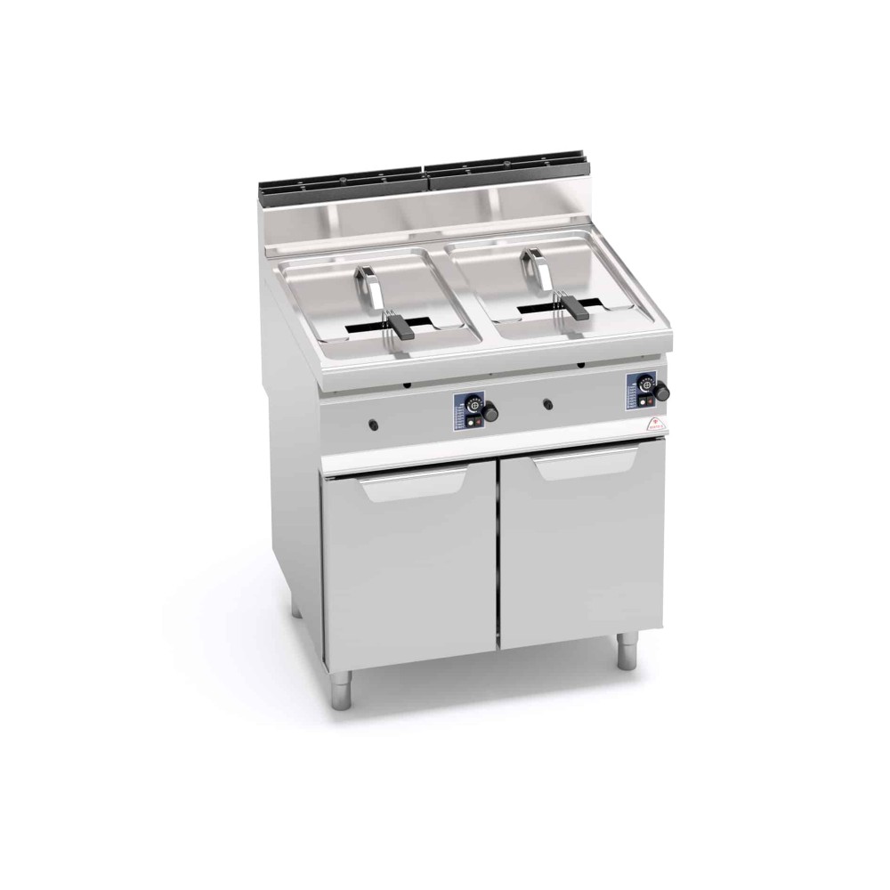 Frytownica gazowa 2x10L 2-komorowa 800x700x850 Bertos GL10+10M