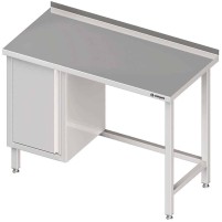 Stół przyścienny z szafką (L),bez półki 1100x700x850 mm Stalgast 980487110