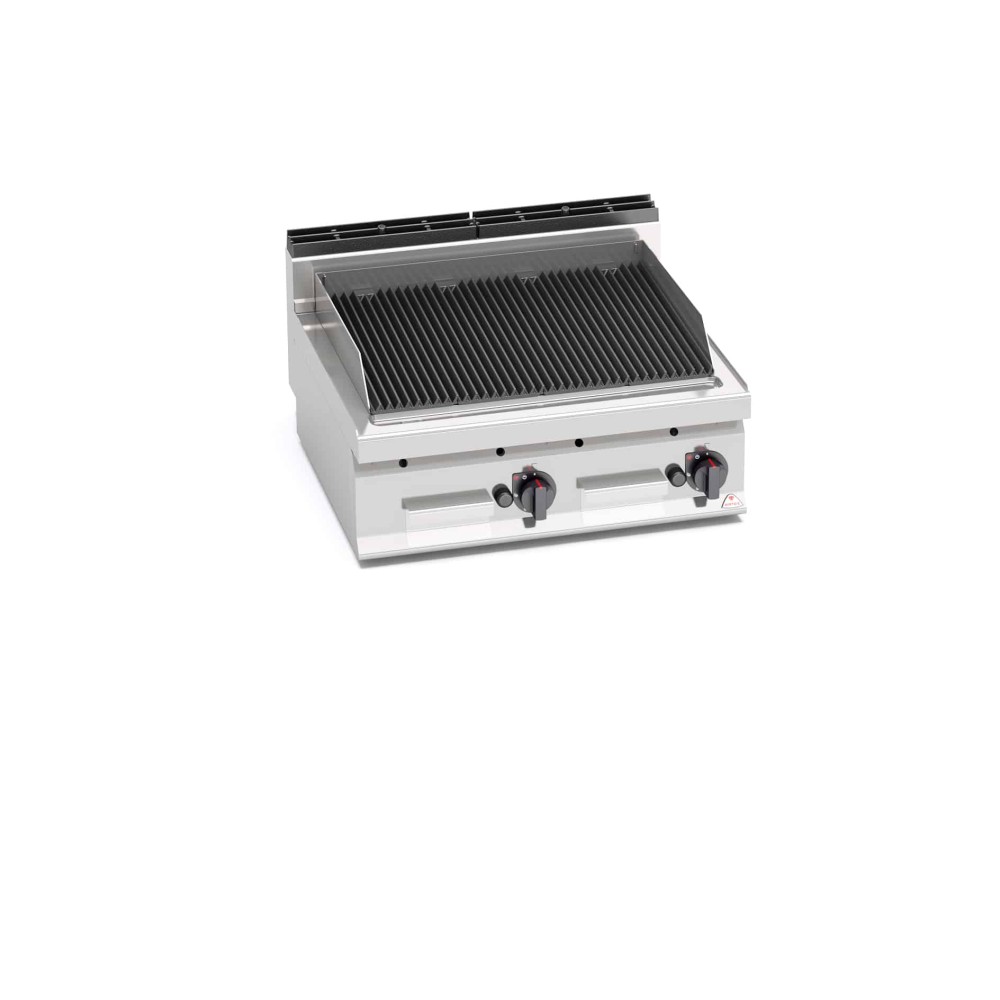 Grill lawowy 800mm Bertos PLG80B/G