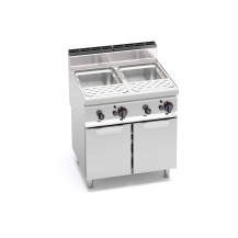 Makaroniarka gazowa 2x30L 2-komorowa 800x700x850 Bertos CPG80E