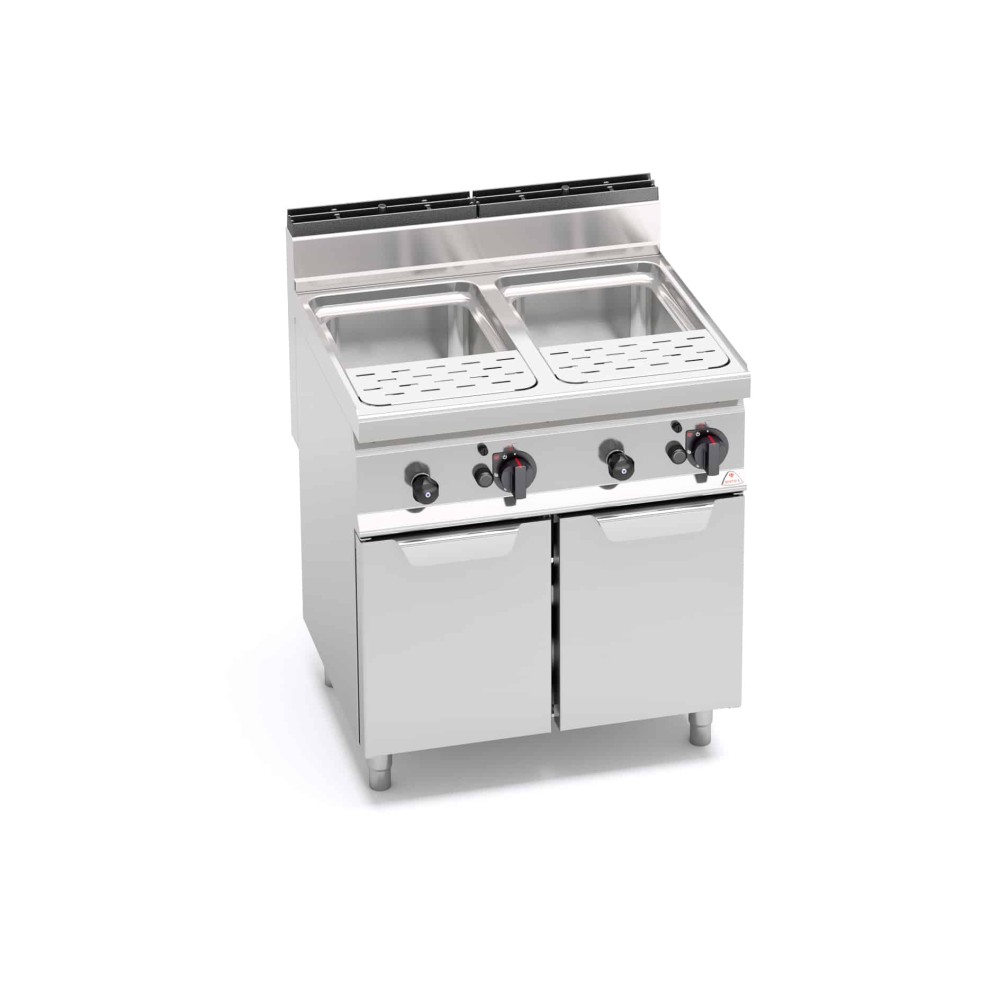 Makaroniarka gazowa 2x30L 2-komorowa 800x700x850 Bertos CPG80E