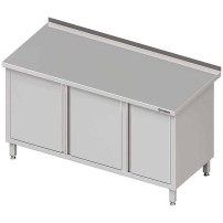 Stół przyścienny z szafką (P),drzwi skrzydłowe 1200x600x850 mm Stalgast 980556120