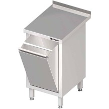 Stół przyścienny z koszem uchylnym 450x700x850 mm Stalgast 980617045