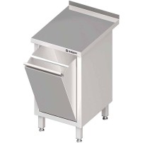 Stół przyścienny z koszem uchylnym 450x700x850 mm Stalgast 980617045