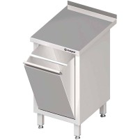Stół przyścienny z koszem uchylnym 450x700x850 mm Stalgast 980617045