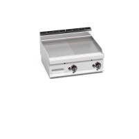 Płyta gazowa 1/2 gładka + 1/2 ryflowana 800x700x290 Bertos G7FM8B-2