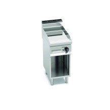 Płyta elektryczna gładka chromowana / compound steel 400x730x850 Bertos E7FL4MP/CPD