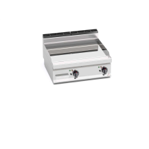 Płyta elektryczna gładka chromowana / compound steel 400x730x250 Bertos E7FL8BP-2/CPD
