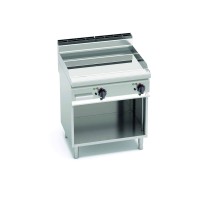 Płyta elektryczna gładka chromowana / compound steel 800x730x850 Bertos E7FL8MP-2/CPD