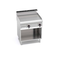 Płyta elektryczna ryflowana 800x700x850 Bertos Bertos E7FR8MP-2