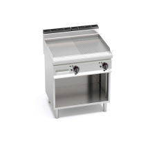 Płyta elektryczna 1/2 gładka + 1/2 ryflowana 800x700x850 Bertos Bertos E7FM8MP-2