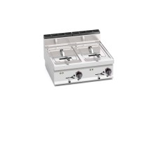 Frytownica elektryczna 2x10L 2-komorowa 800x700x290 Bertos E7F10-8BS