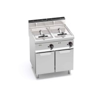 Frytownica elektryczna 2x18L 2-komorowa 800x700x850 Bertos E7F18-8MS