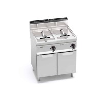 Frytownica elektryczna 2x18L 2-komorowa 800x700x850 Bertos E7F18-8MS