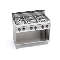 Kuchnia gazowa 6 palnikowa ECO-POWER 1200x700x850 Bertos G7F6MPW