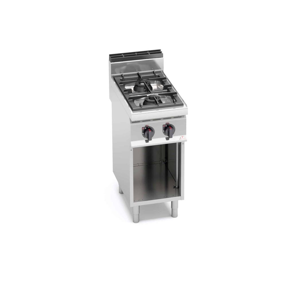 Kuchnia gazowa 2 palnikowa MAX-POWER 400x700x850 Bertos G7F2MP