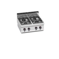 Kuchnia gazowa 4 palnikowa HIGH-POWER 800x700x290 Bertos G7F4B