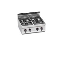 Kuchnia gazowa 4 palnikowa HIGH-POWER 800x700x290 Bertos G7F4B