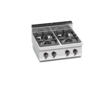 Kuchnia gazowa 4 palnikowa MAX-POWER 800x700x290 Bertos G7F4BP