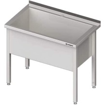 Stół z basenem 1-komorowym spawany 700x600x850 mm h=400 mm Stalgast 981346070