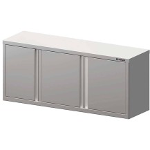 Szafka wisząca,troje drzwi skrzydłowych 1500x400x600 mm Stalgast 981714150