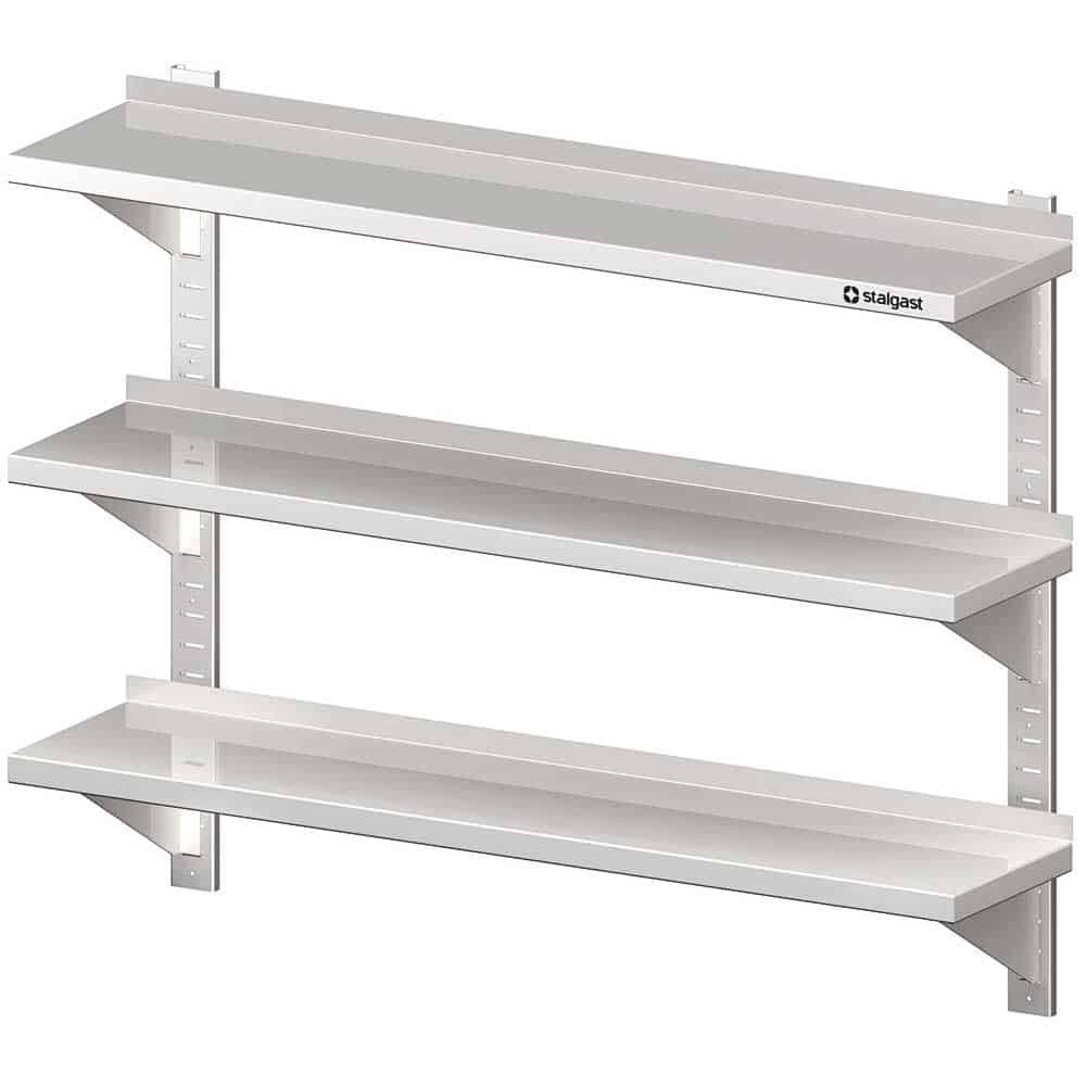 Półka wisząca, przestawna,potrójna 1200x300x930 mm Stalgast 981793120