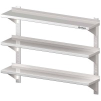 Półka wisząca, przestawna,potrójna 600x400x930 mm Stalgast 981794060