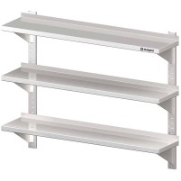 Półka wisząca, przestawna,potrójna 900x400x930 mm Stalgast 981794090