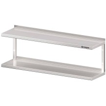 Półka wisząca podwójna 1200x400x390 mm Stalgast 981834120