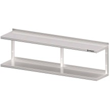 Półka wisząca podwójna 1500x300x390 mm Stalgast 981843150