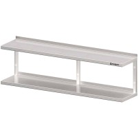 Półka wisząca podwójna 1600x400x390 mm Stalgast 981844160