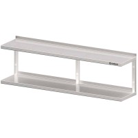 Półka wisząca podwójna 1600x400x390 mm Stalgast 981844160