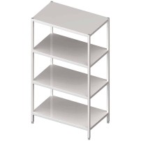 Regał magazynowy,półki pełne 600x400x1800 skręcany Stalgast 981854060