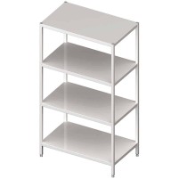 Regał magazynowy,półki pełne 600x700x1800 skręcany Stalgast 981857060