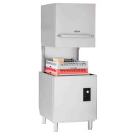 Zmywarka kapturowa do naczyń stołowych z koszem 500x500, 675x675x1440 ASBER GE-H500