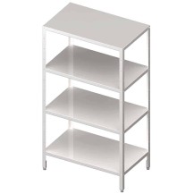 Regał magazynowy,półki pełne 1000x600x1800 skręcany Stalgast 981886100