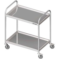 Wózek kelnerski dwupółkowy 800x500x950 mm Stalgast 982025080