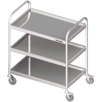 Wózek kelnerski trzypółkowy 900x500x950 mm Stalgast 982035090