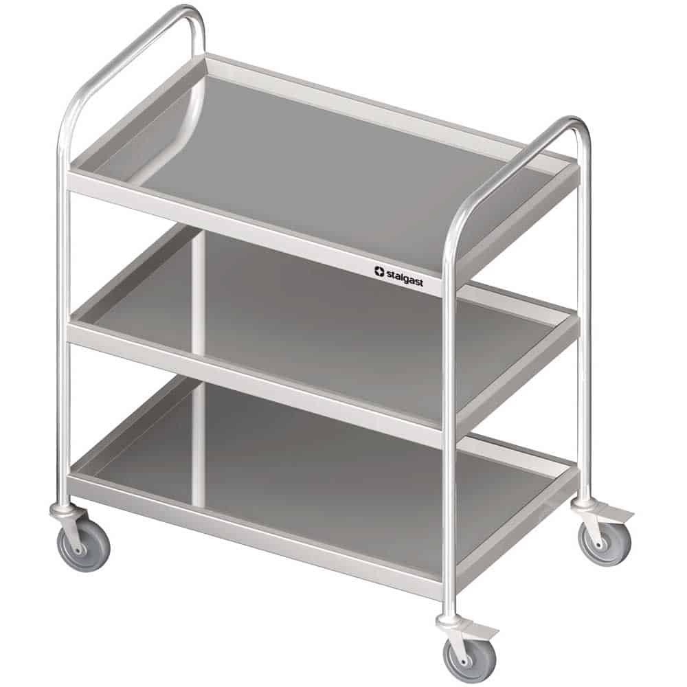 Wózek kelnerski trzypółkowy 1200x500x950 mm Stalgast 982035120